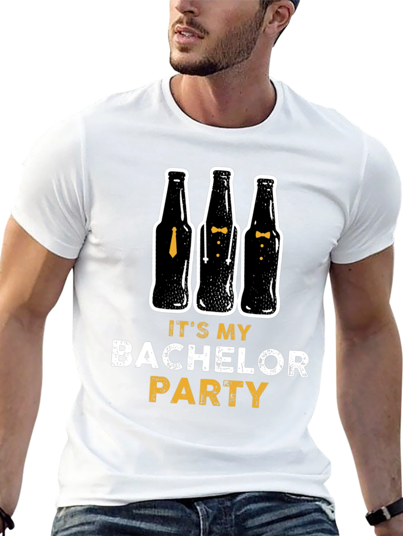 Bachelor Party Beer Bottle T-Shirt
