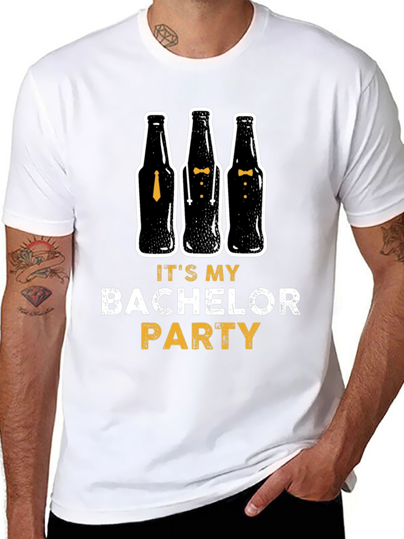 Bachelor Party Beer Bottle T-Shirt