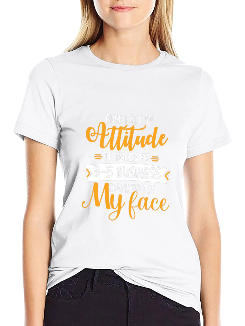 Attitude Funny Graphic T-Shirt