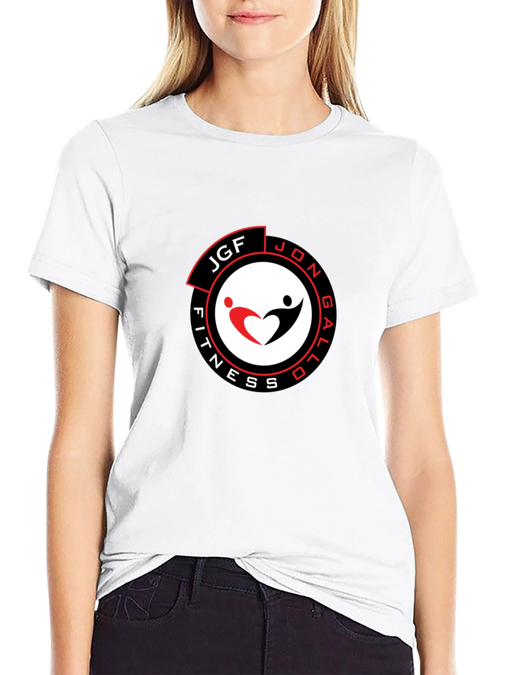 Mens Black JGF Fitness Graphic T-Shirt