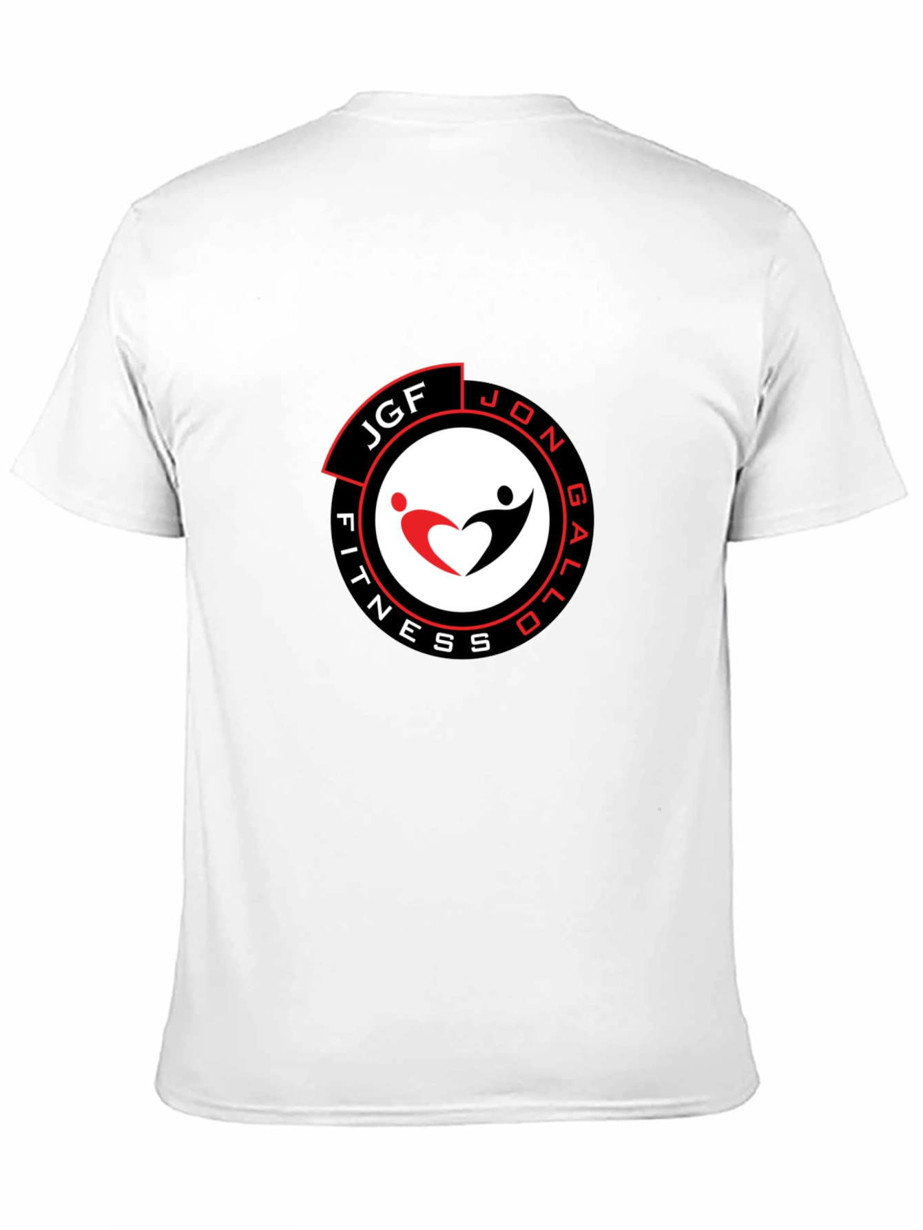 Mens Black JGF Fitness Graphic T-Shirt
