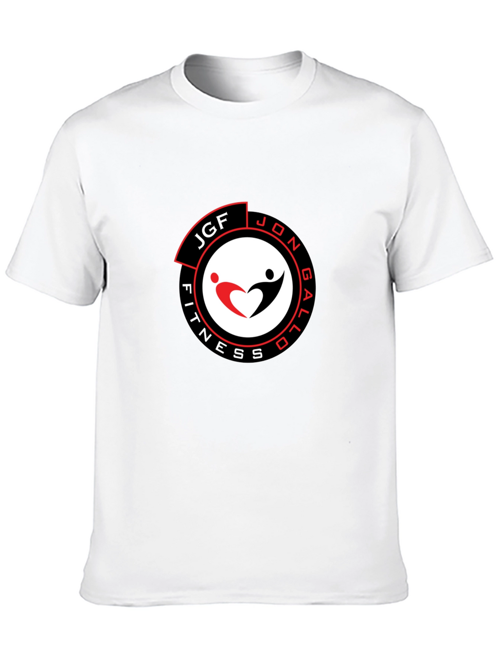 Mens Black JGF Fitness Graphic T-Shirt