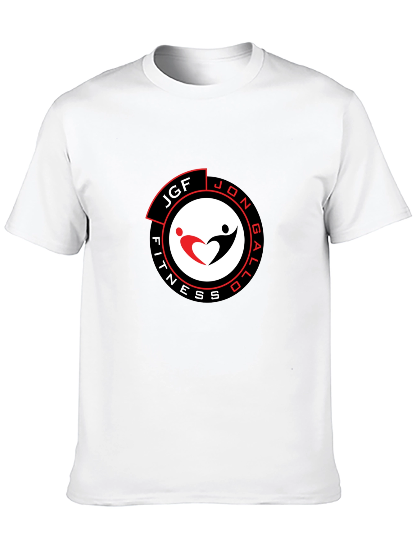 Mens Black JGF Fitness Graphic T-Shirt