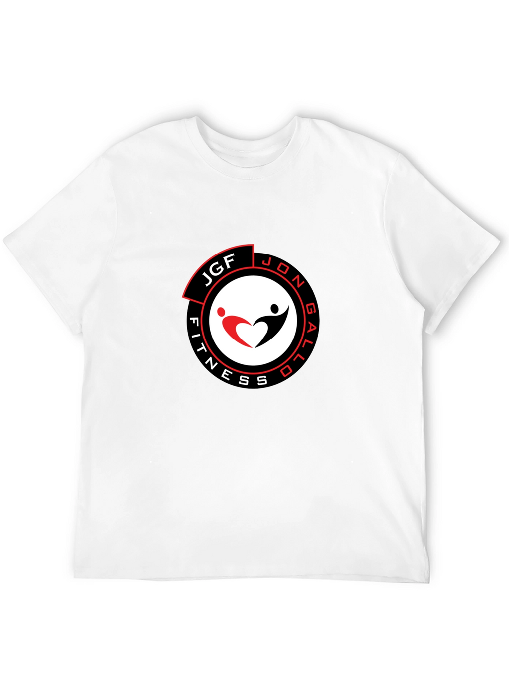 Mens Black JGF Fitness Graphic T-Shirt