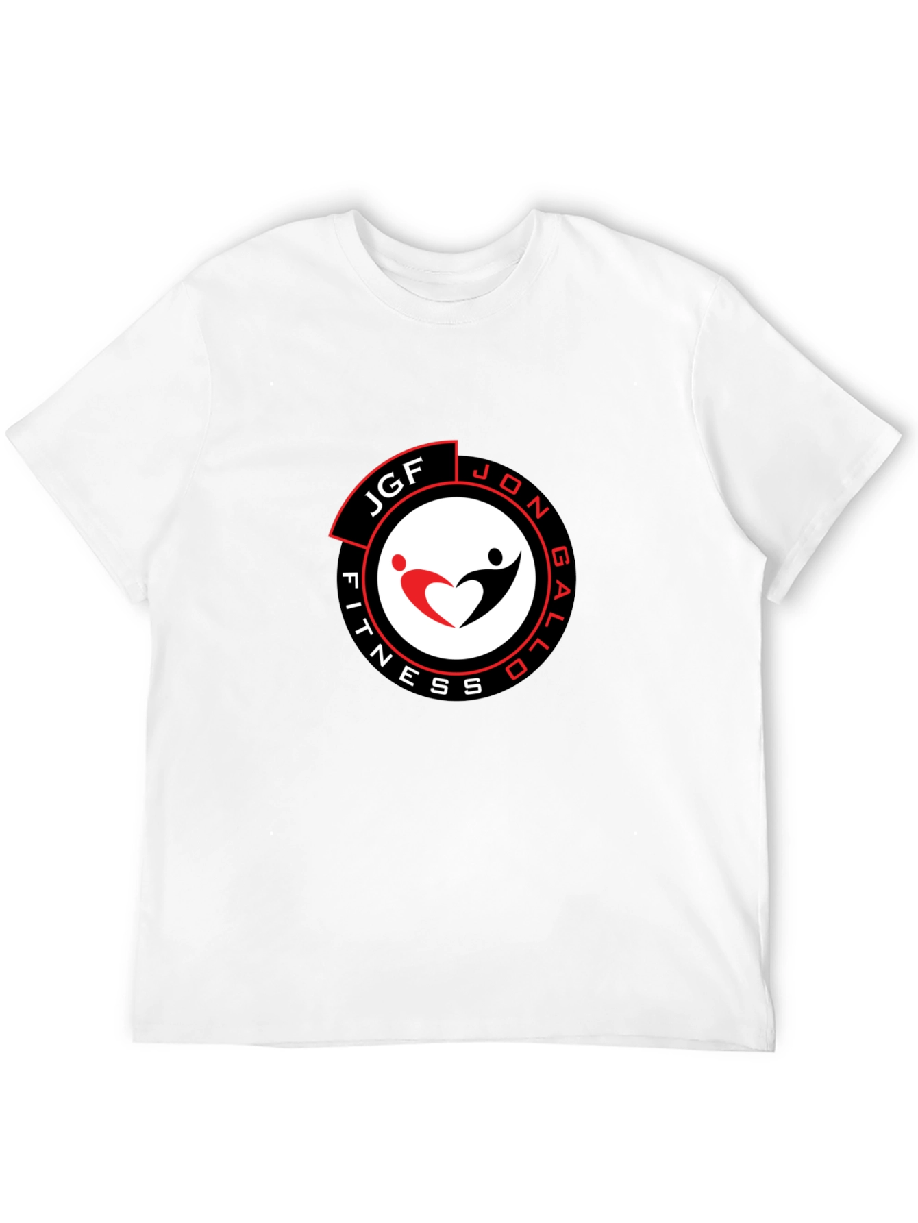 Mens Black JGF Fitness Graphic T-Shirt
