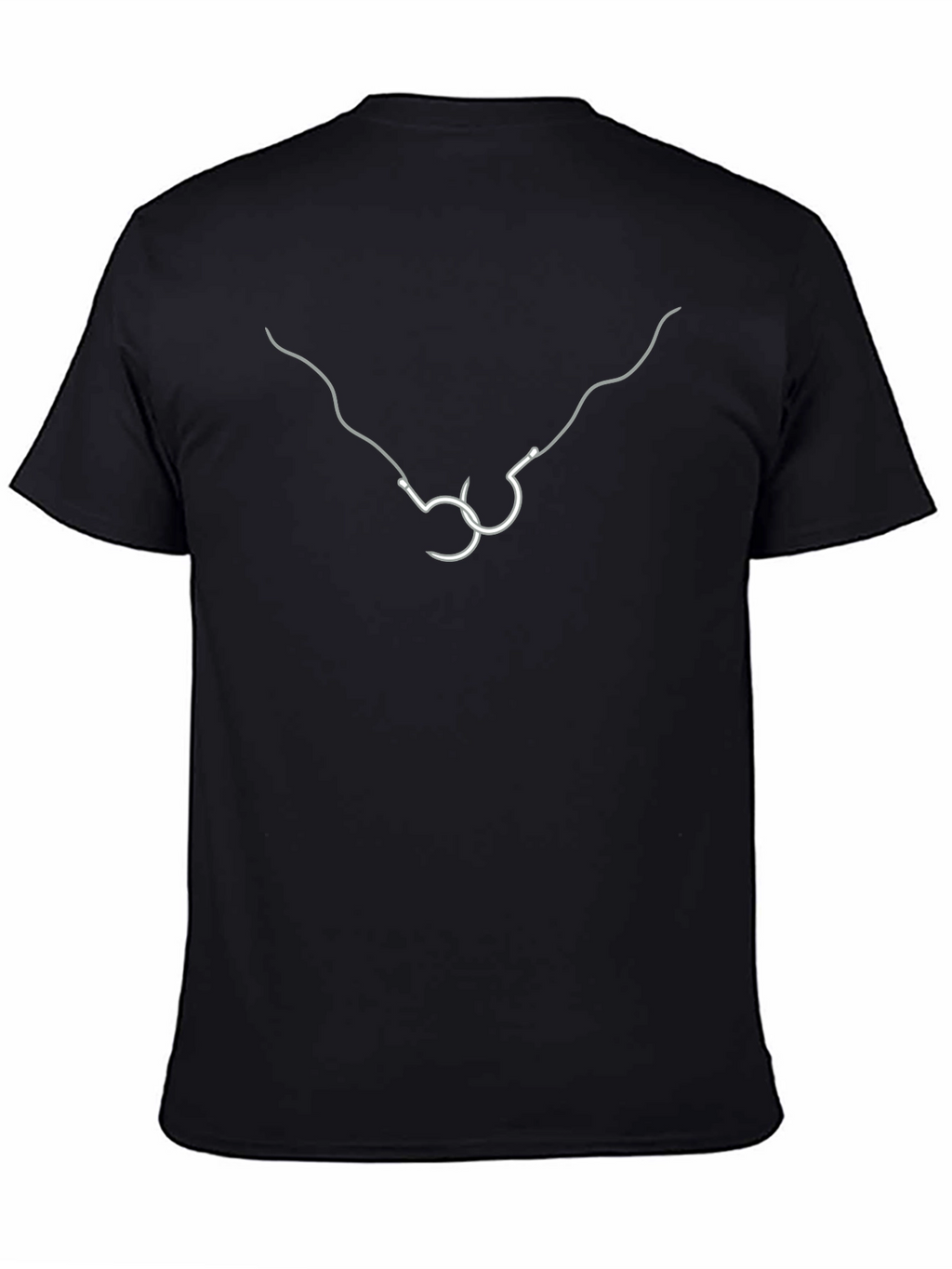 Hooked on Love T-Shirt - Black Graphic Tee