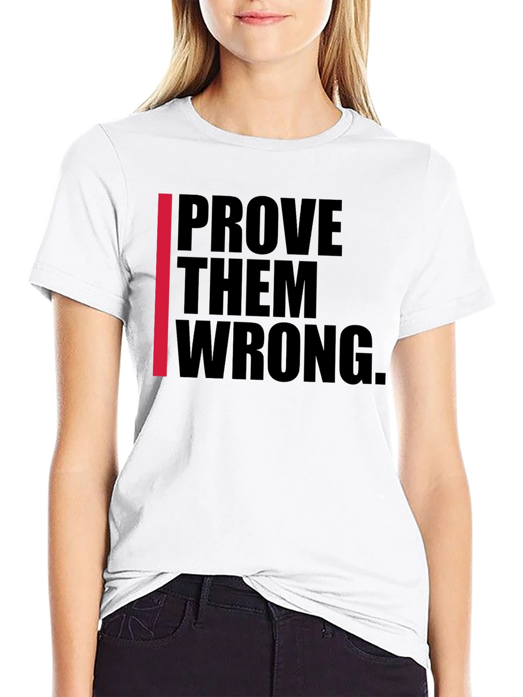 Prove Them Wrong Black Graphic Tee