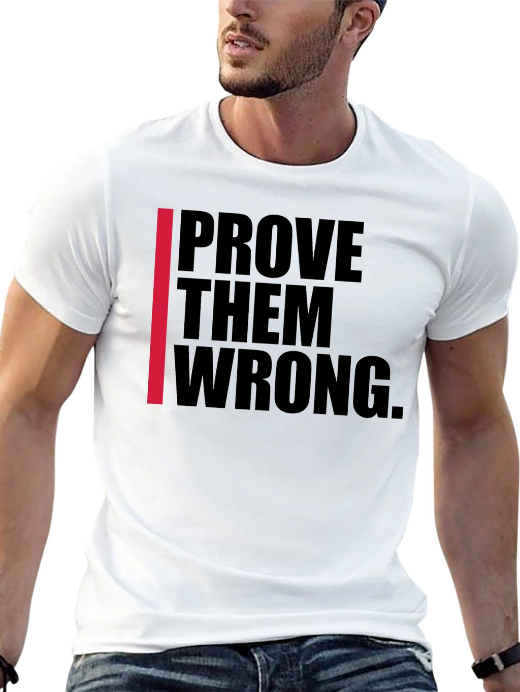 Prove Them Wrong Black Graphic Tee