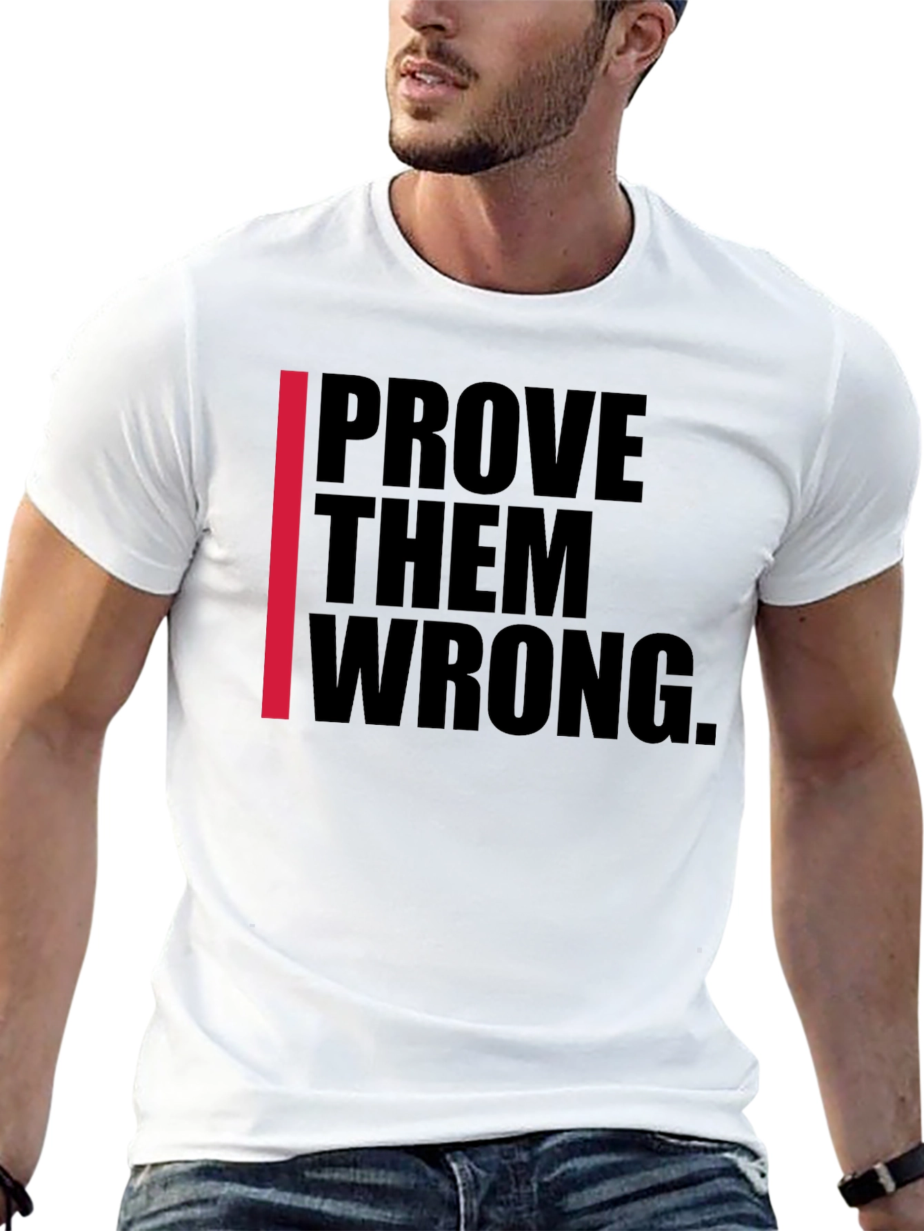 Prove Them Wrong Black Graphic Tee