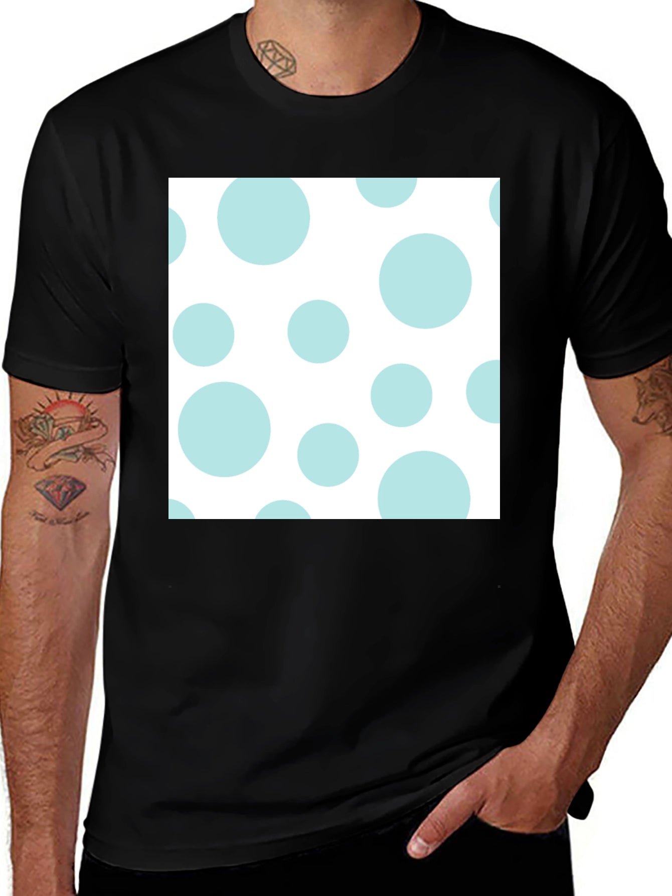 Polka Dot Tee - Stylish Casual Wear