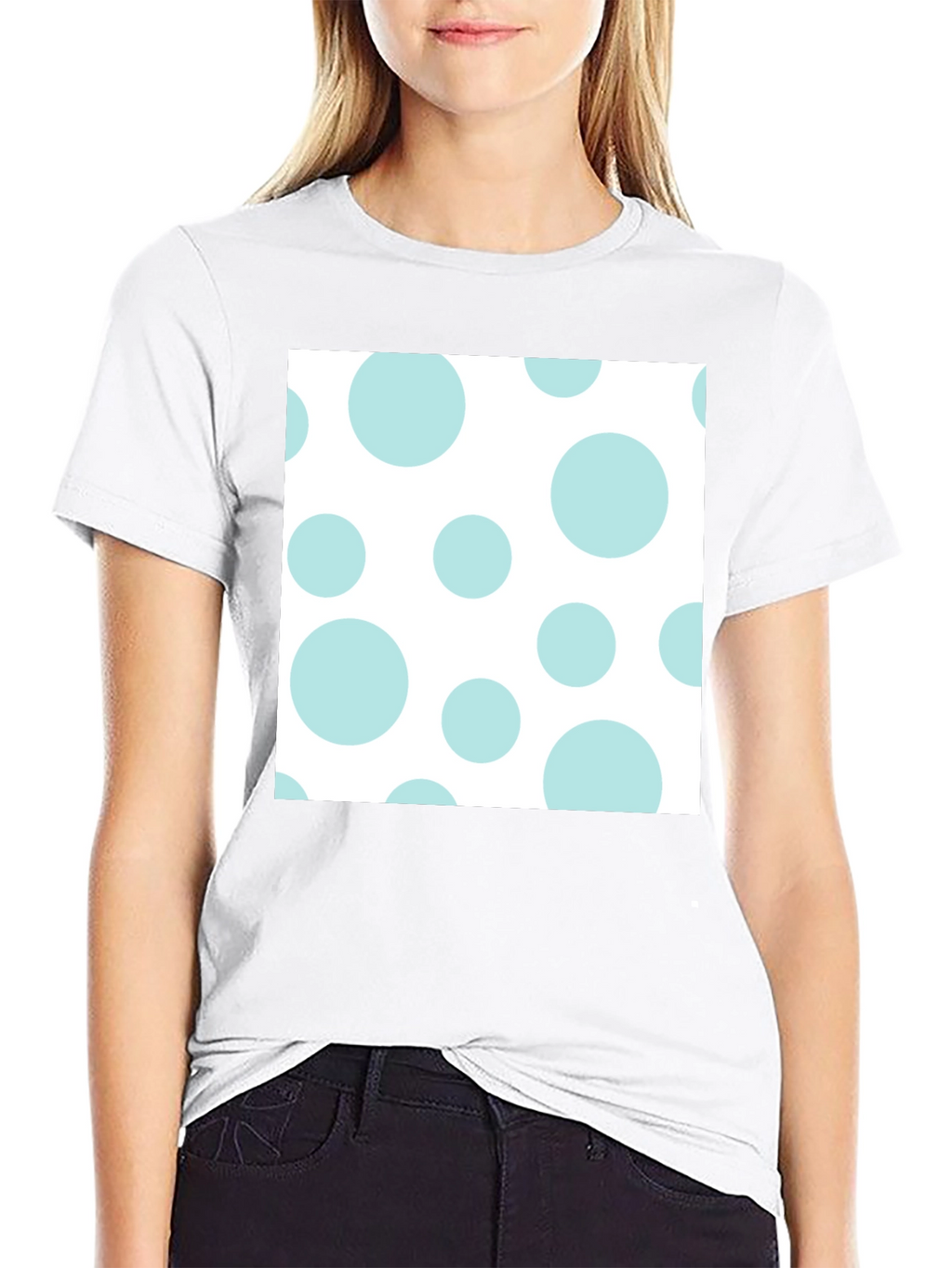 Polka Dot Tee - Stylish Casual Wear