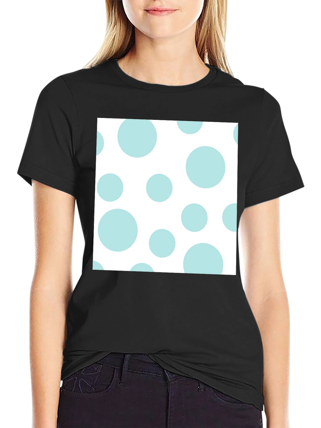 Polka Dot Tee - Stylish Casual Wear