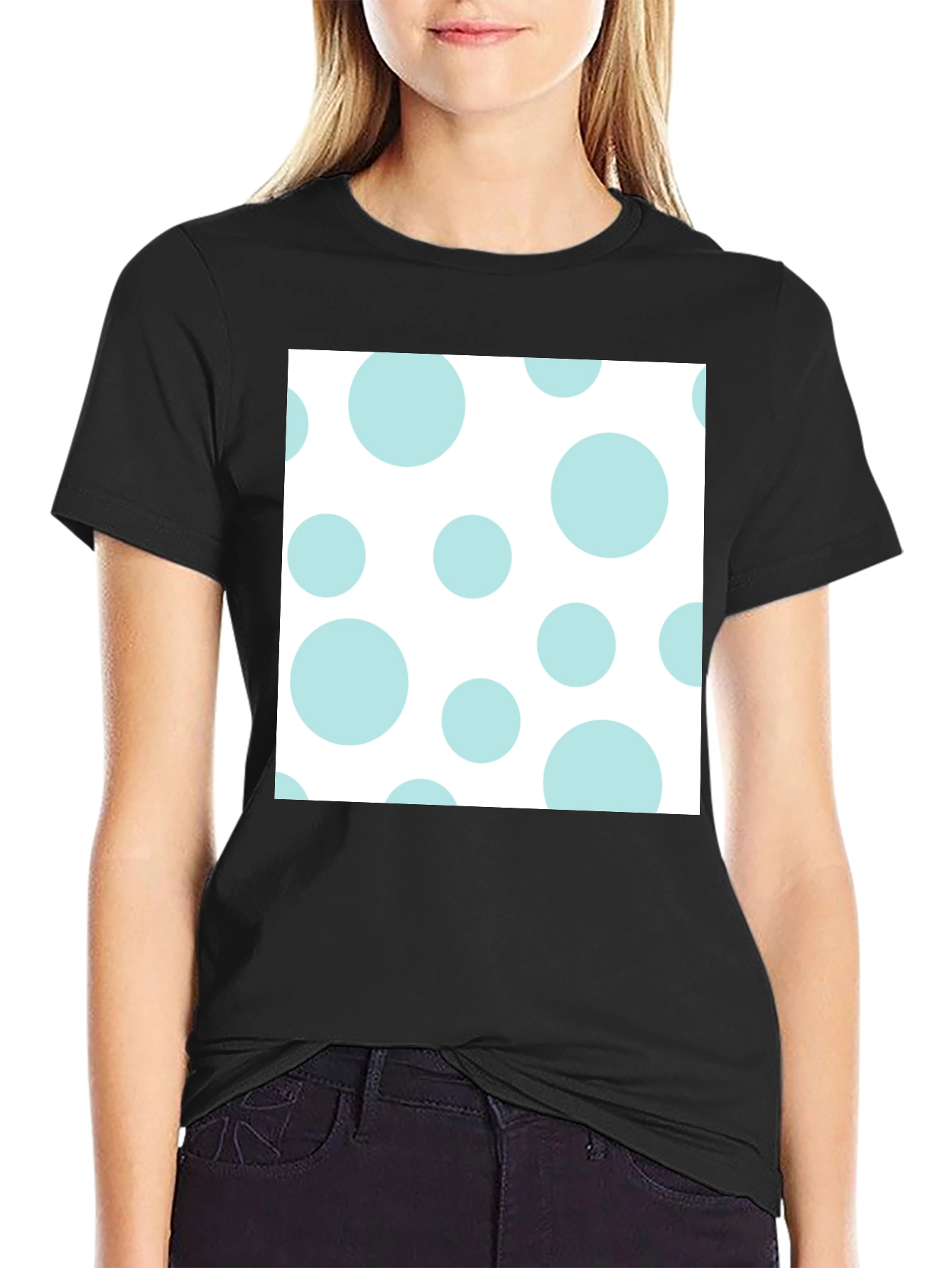 Polka Dot Tee - Stylish Casual Wear