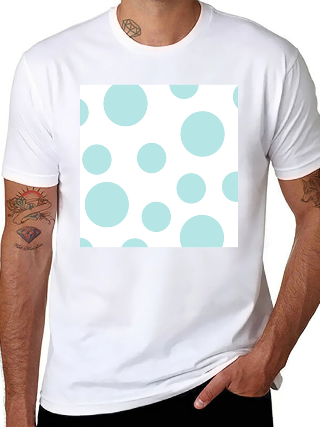 Polka Dot Tee - Stylish Casual Wear
