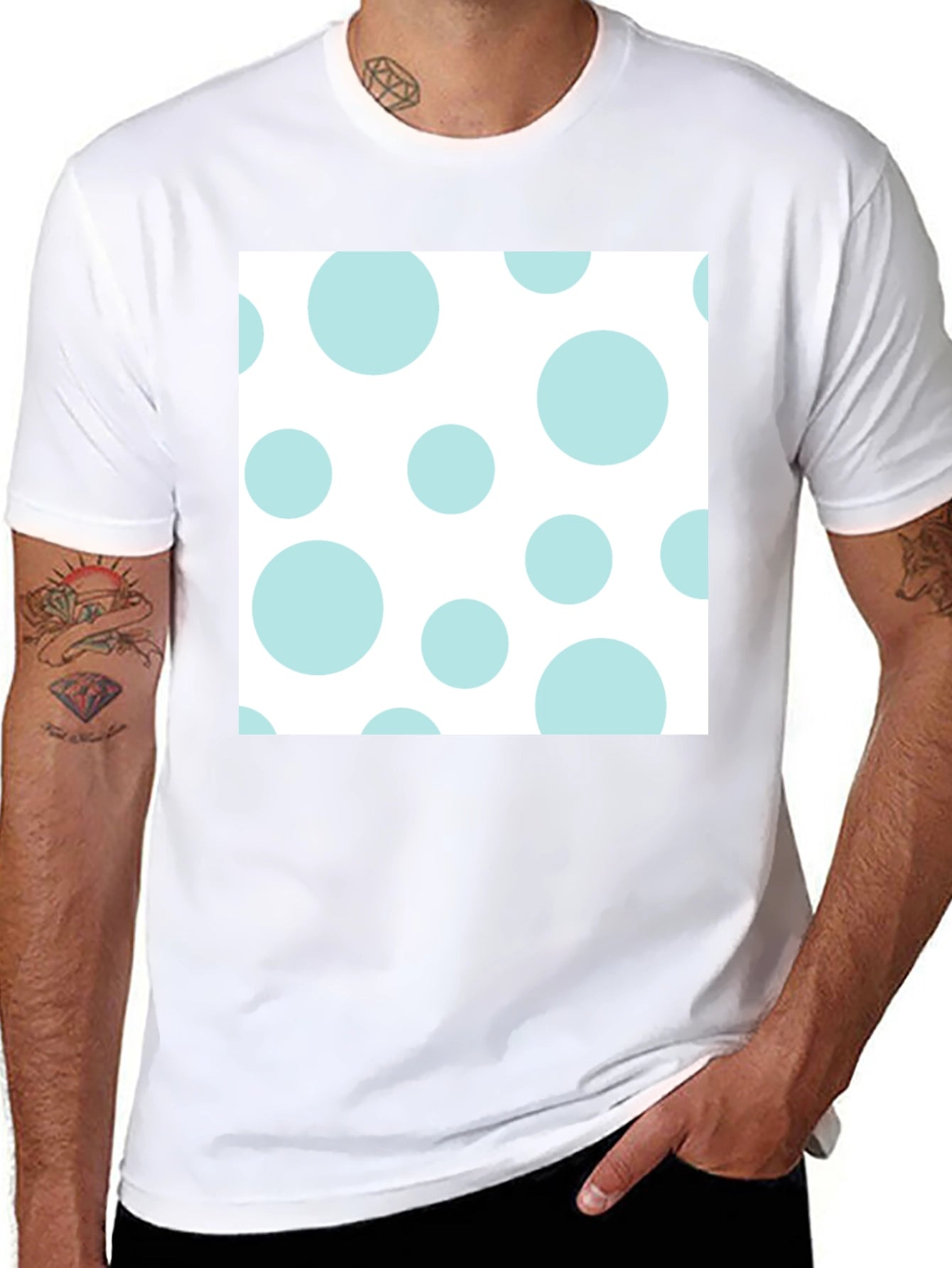 Polka Dot Tee - Stylish Casual Wear