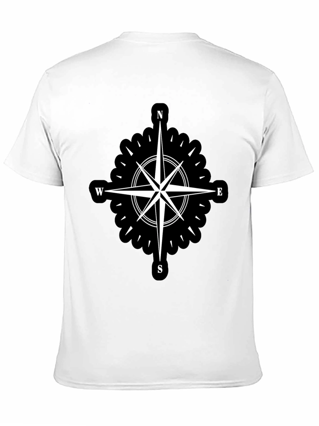 Compass Rose Black T-Shirt
