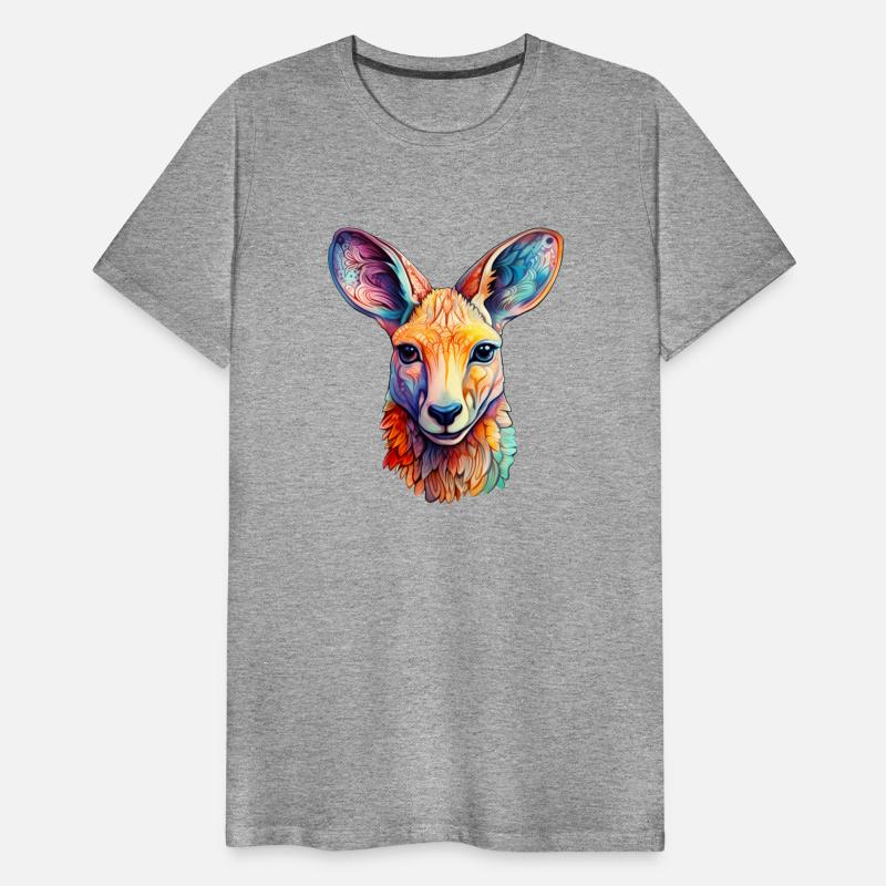 Kangaroo Adventure Vibrant Hues Zoo Aussie