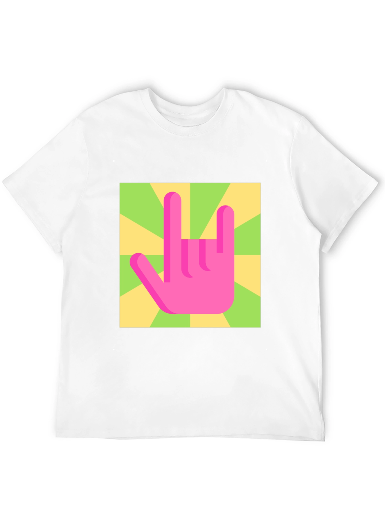 Rock On Graphic Tee - Retro Style