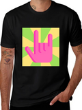 Rock On Graphic Tee - Retro Style
