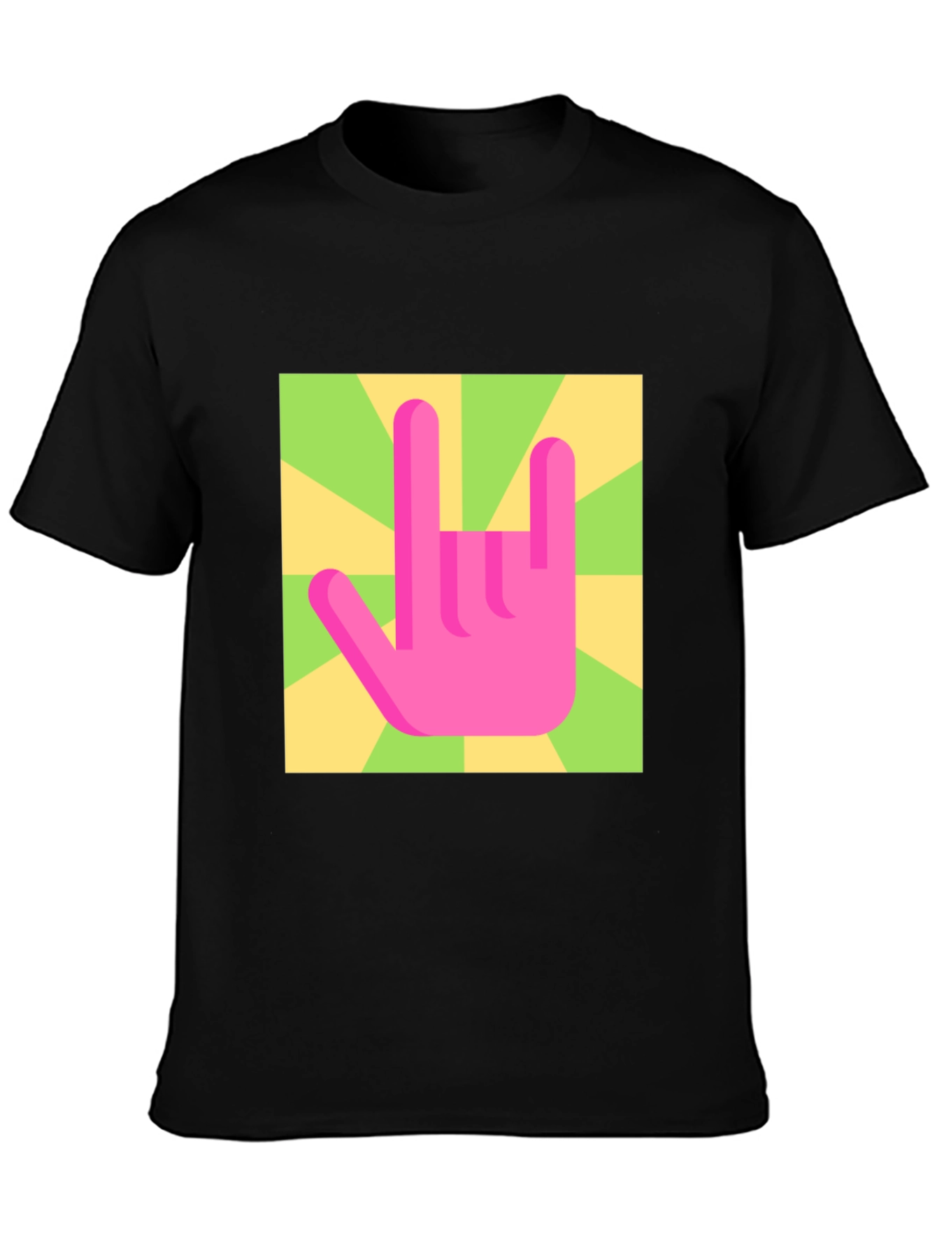 Rock On Graphic Tee - Retro Style