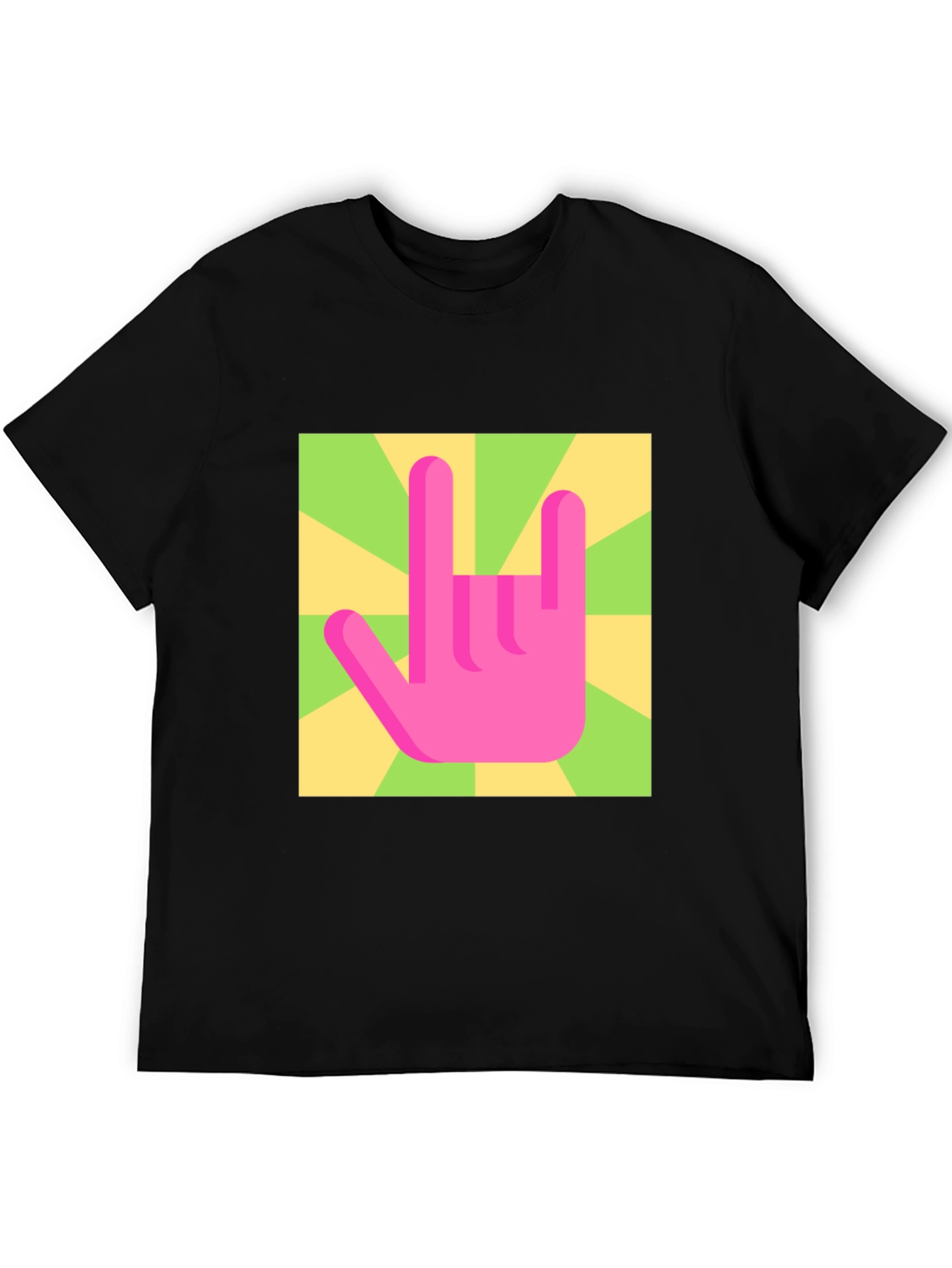 Rock On Graphic Tee - Retro Style