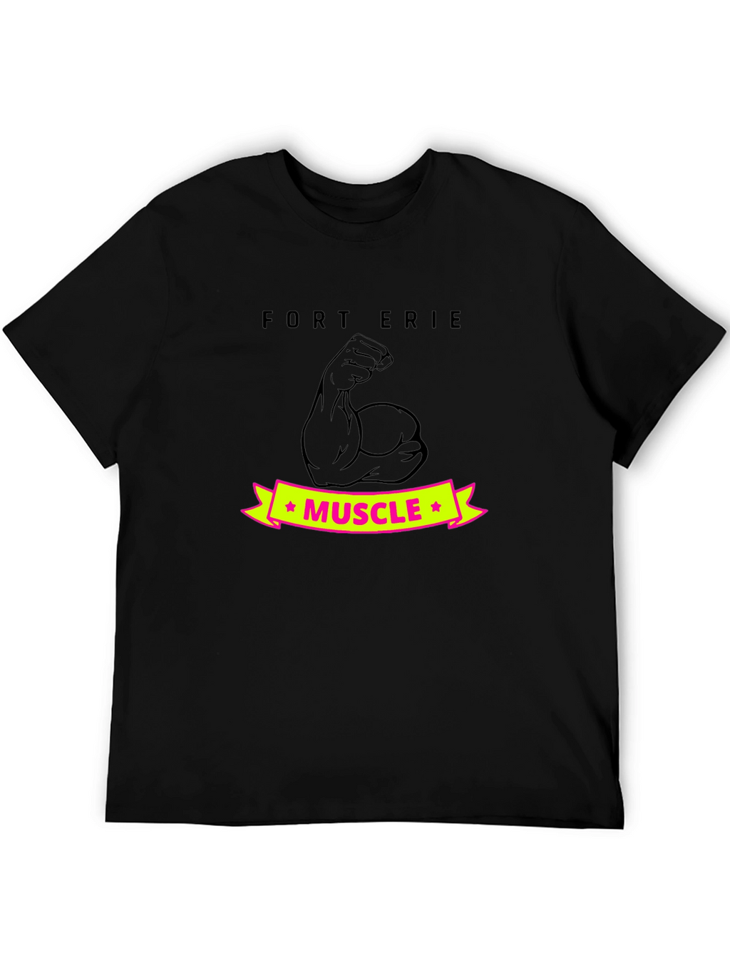 Fort Erie Muscle T-Shirt - Black