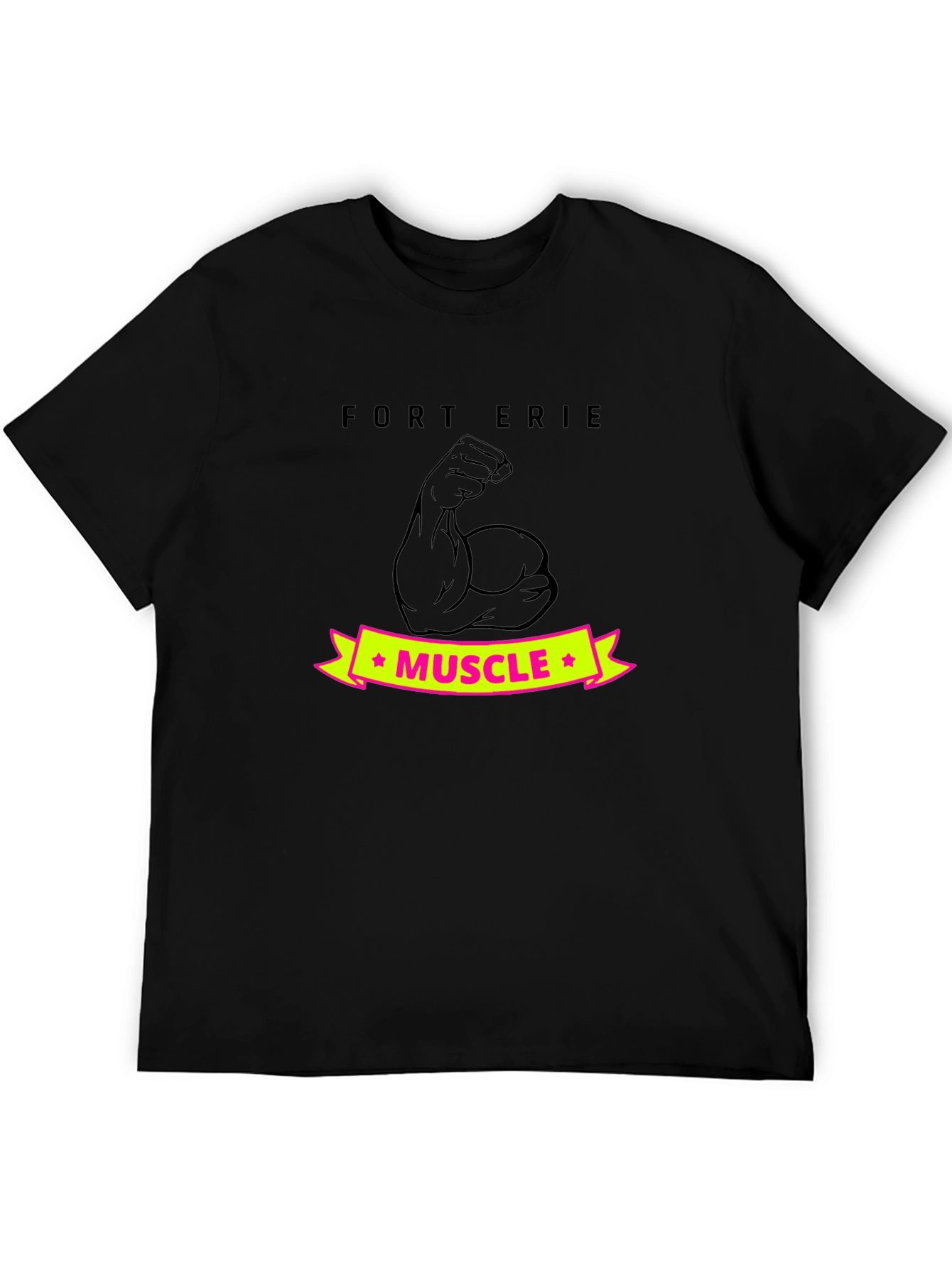 Fort Erie Muscle T-Shirt - Black