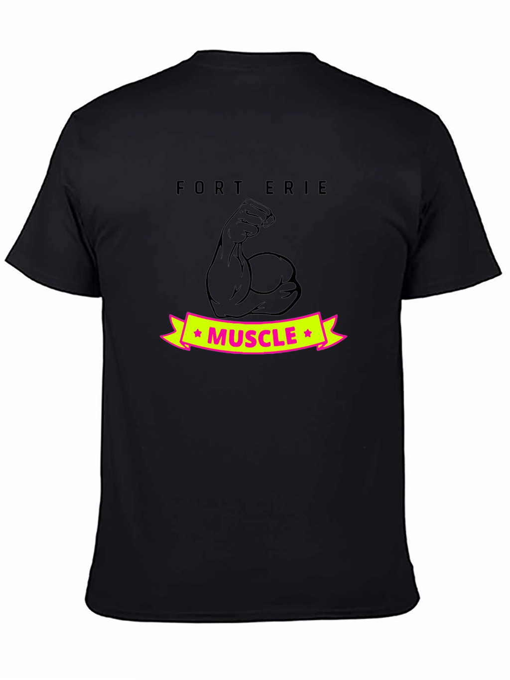 Fort Erie Muscle T-Shirt - Black