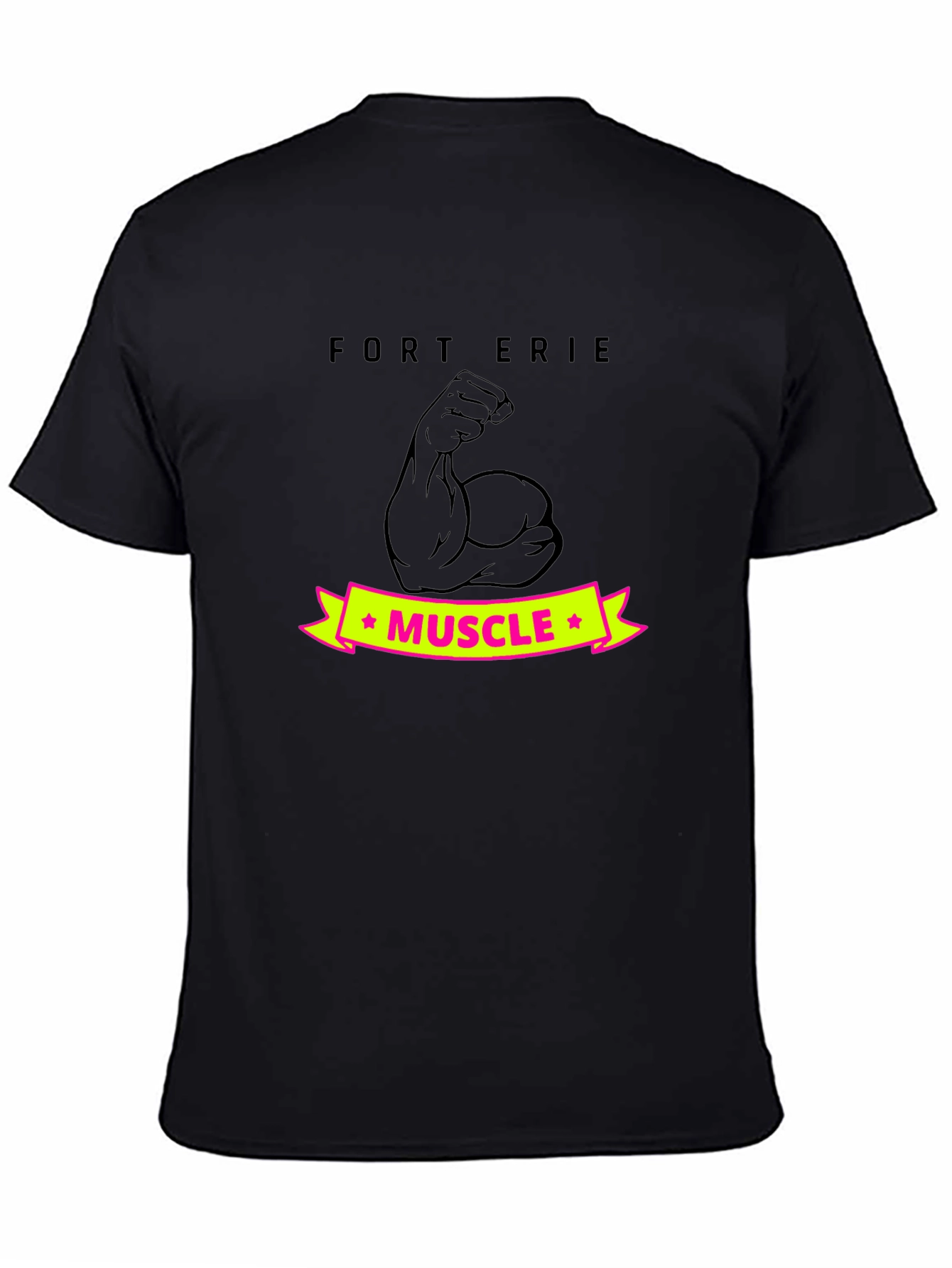 Fort Erie Muscle T-Shirt - Black