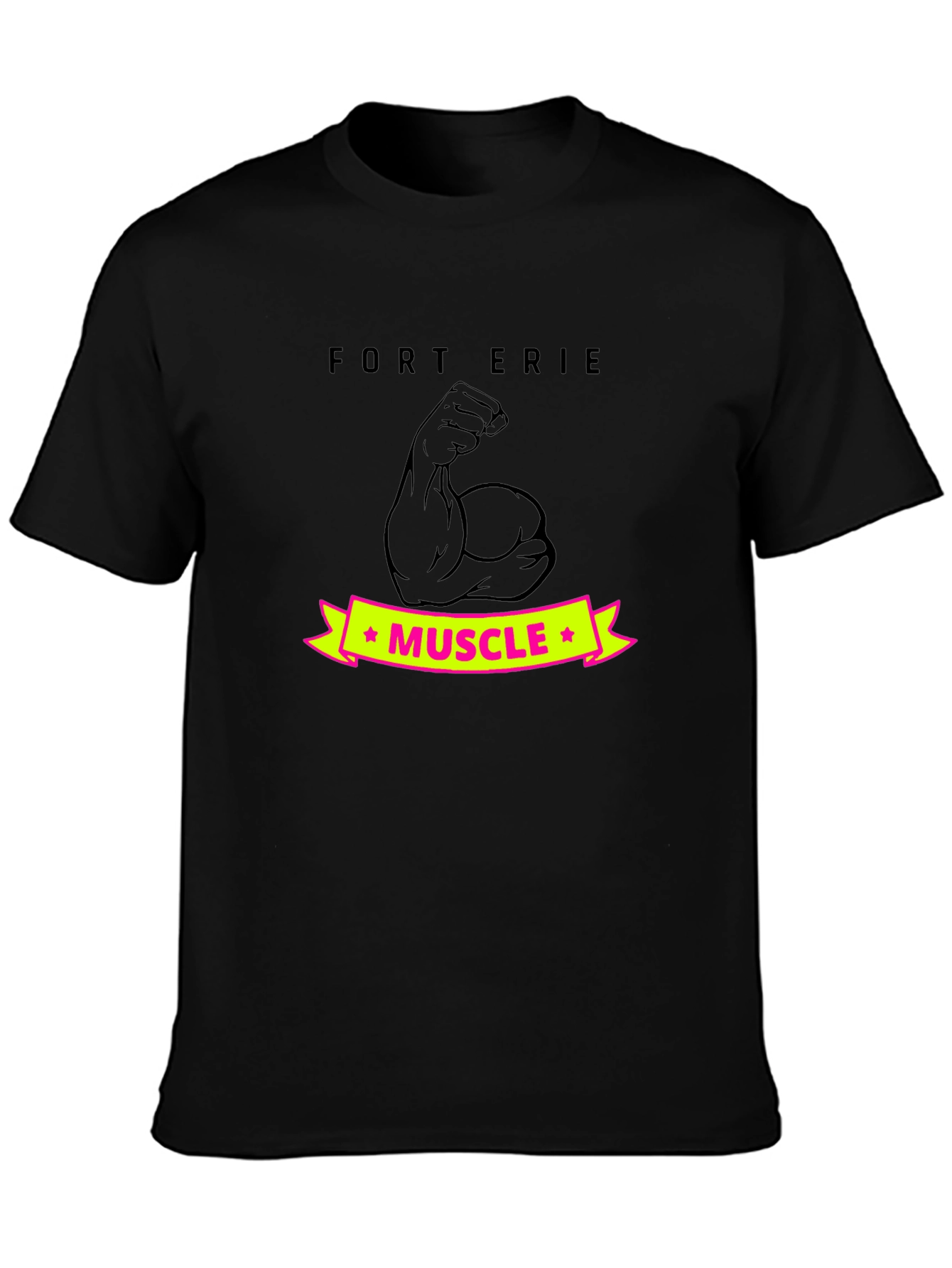 Fort Erie Muscle T-Shirt - Black