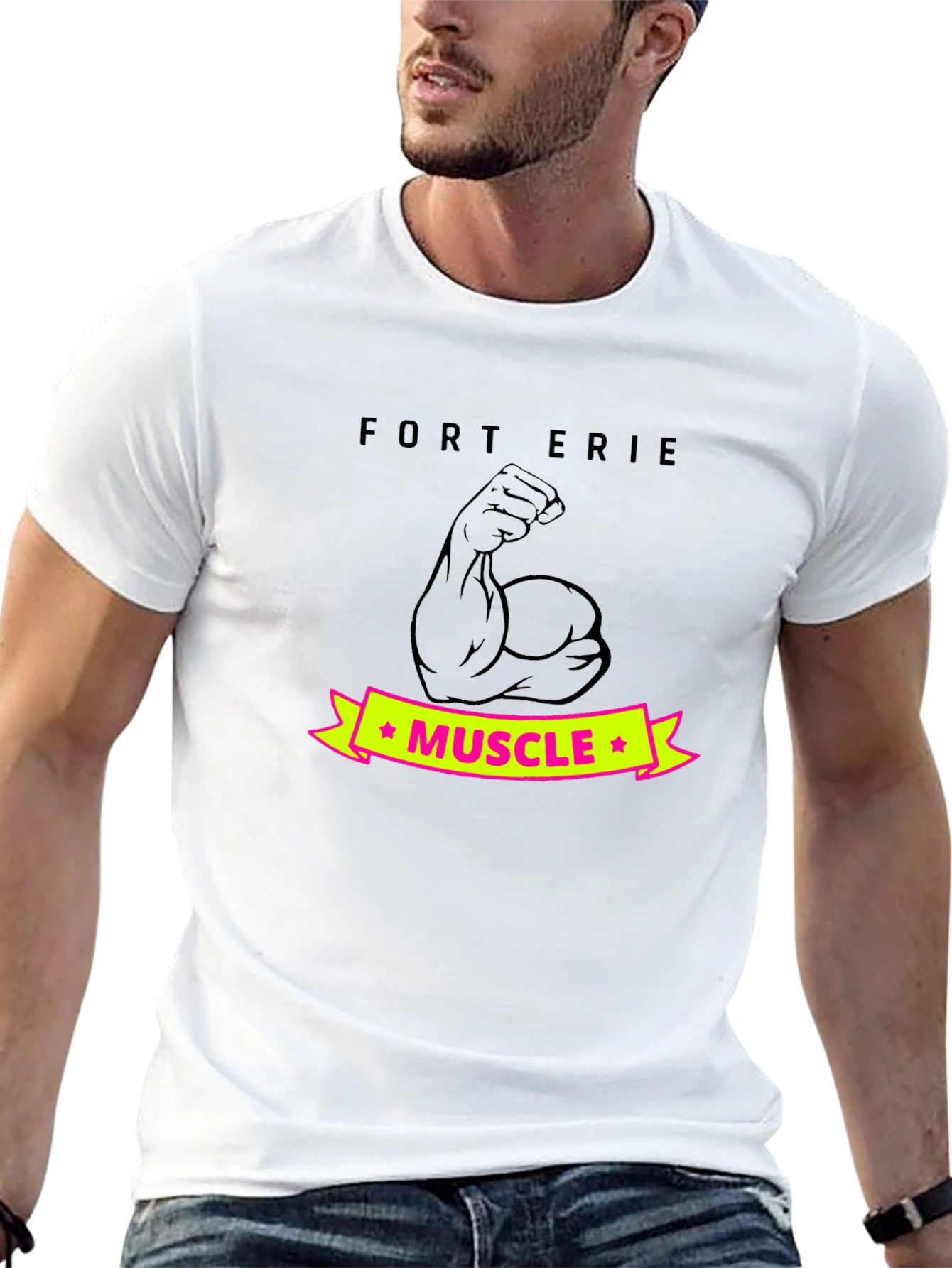 Fort Erie Muscle T-Shirt - Black