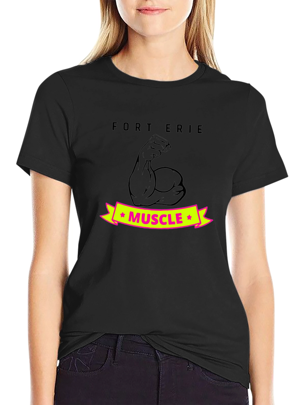 Fort Erie Muscle T-Shirt - Black