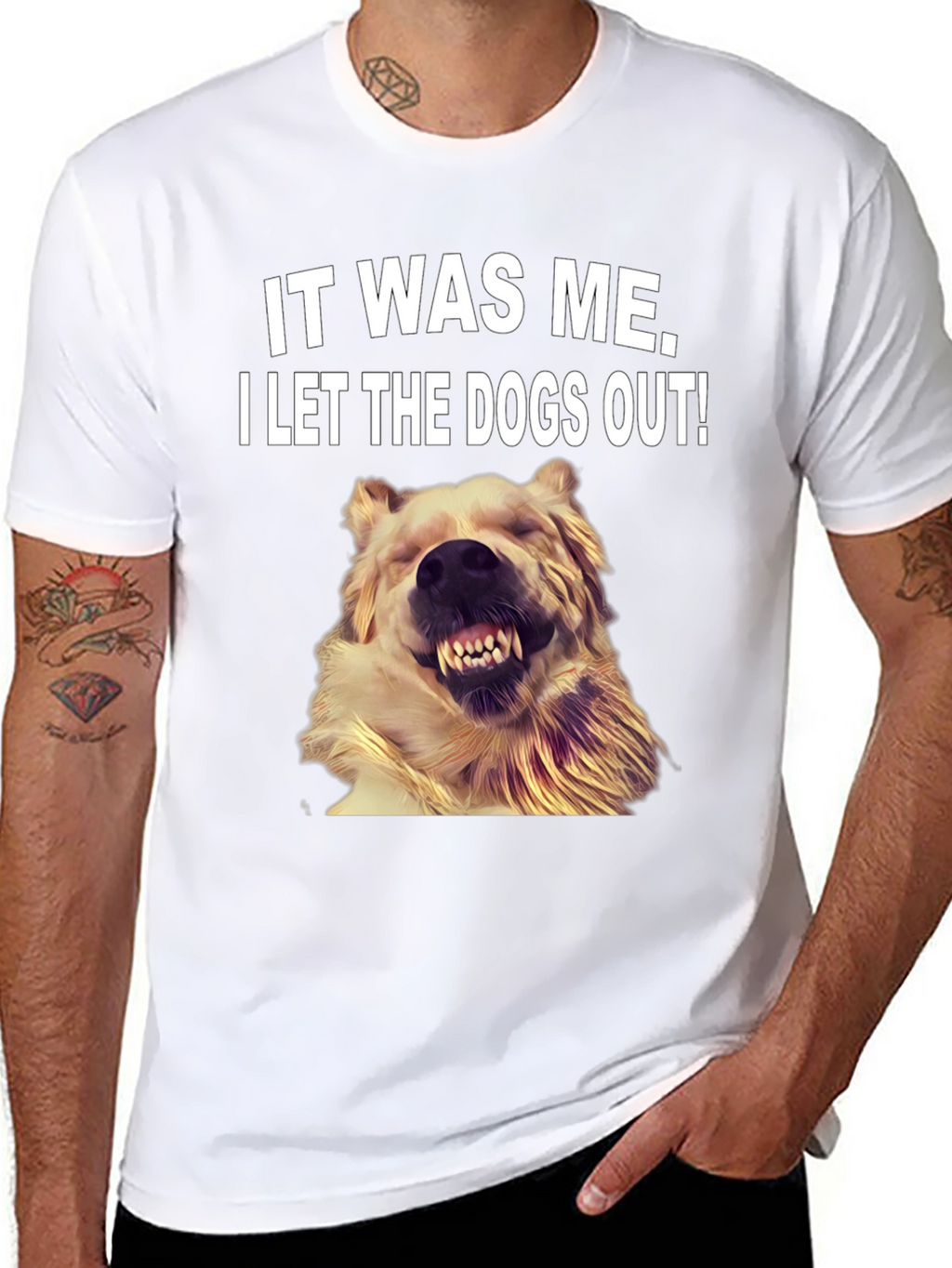 It Was Me I Let the Dogs Out T-Shirt