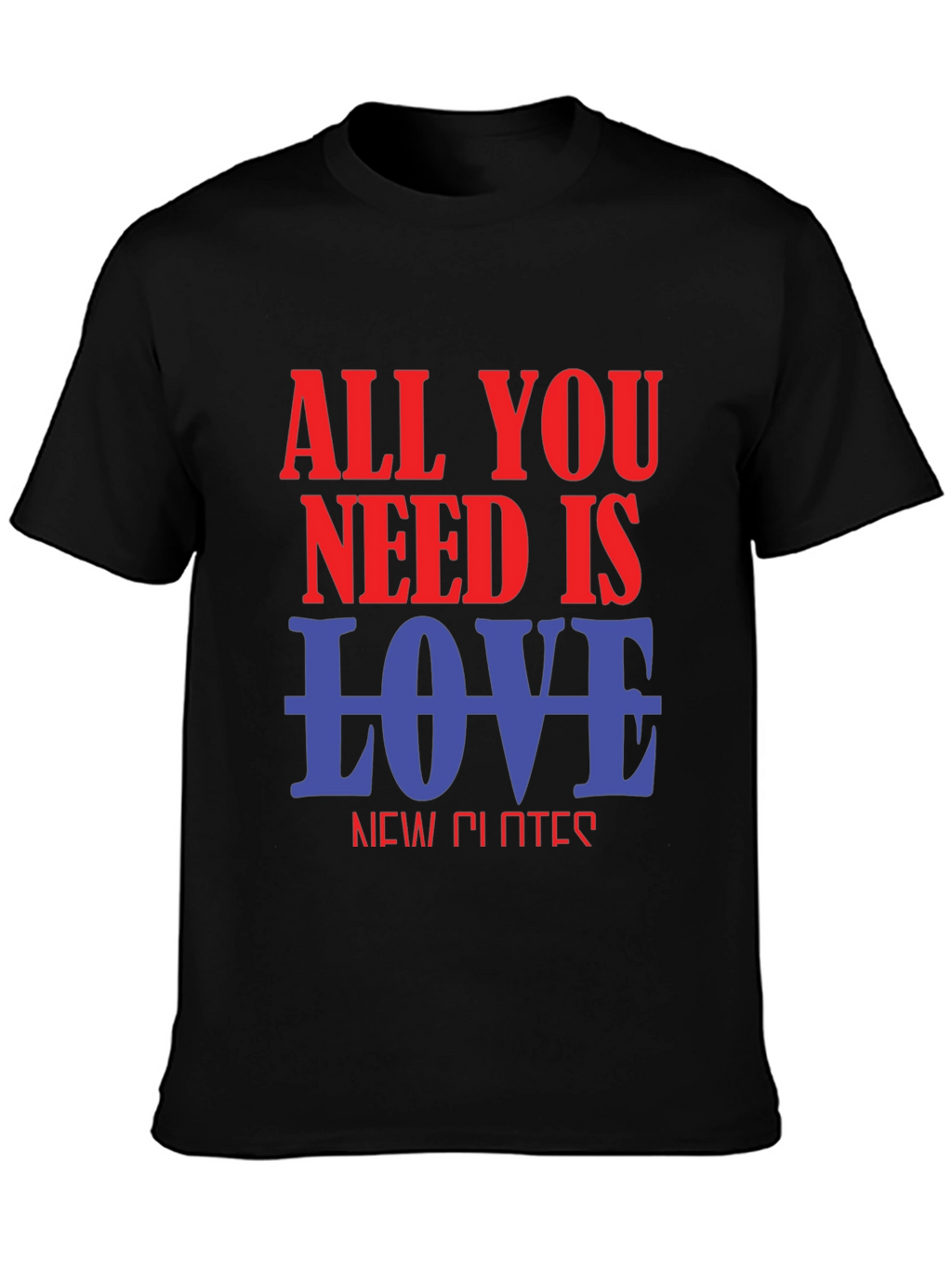 All You Need Is Love Graphic T-Shirt - Black