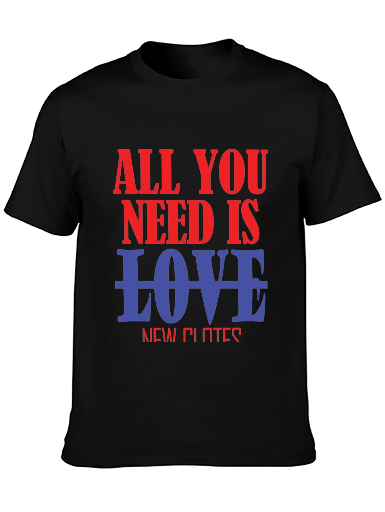 All You Need Is Love Graphic T-Shirt - Black