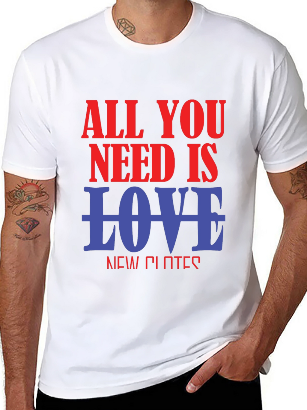All You Need Is Love Graphic T-Shirt - Black