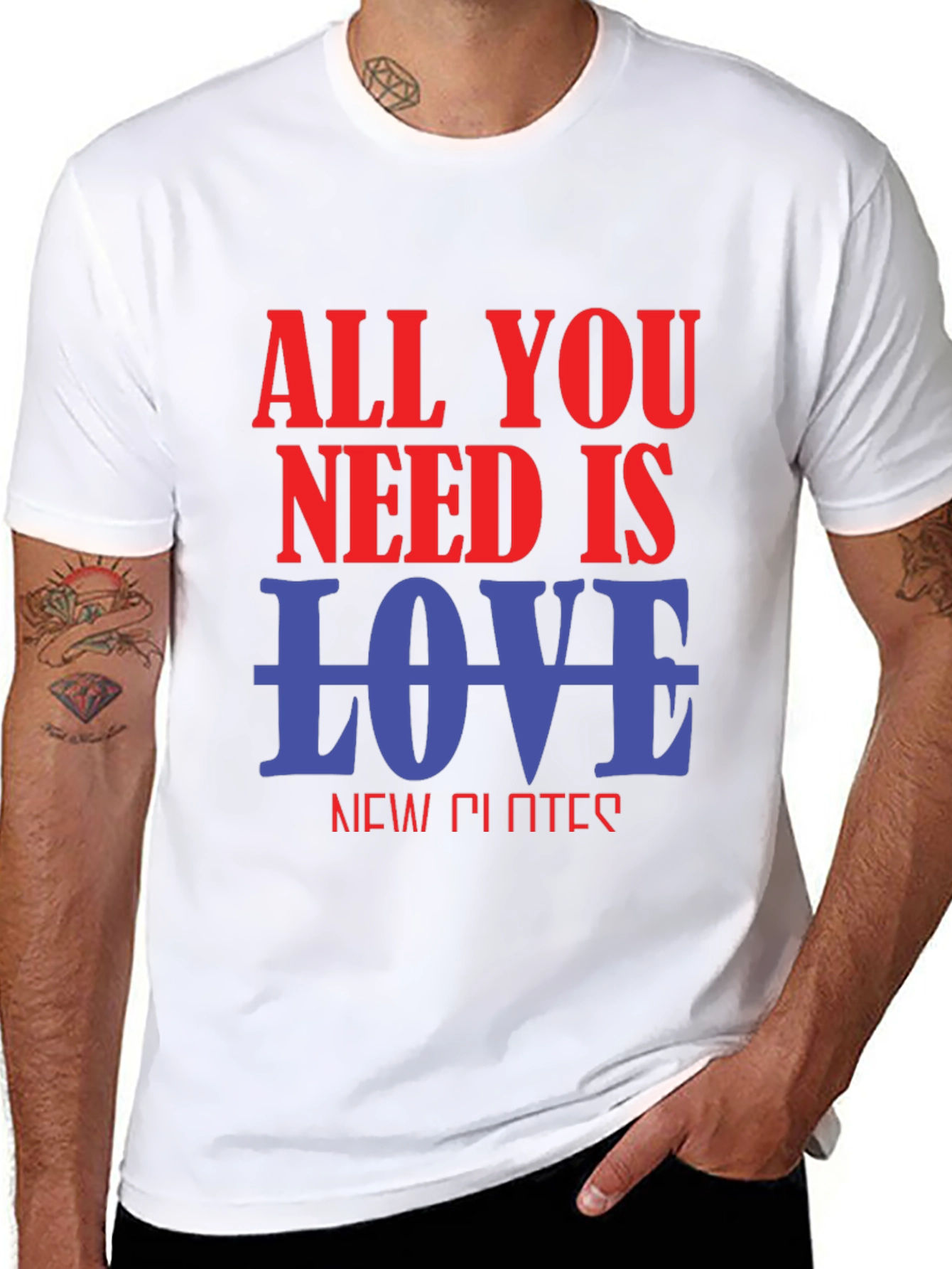 All You Need Is Love Graphic T-Shirt - Black