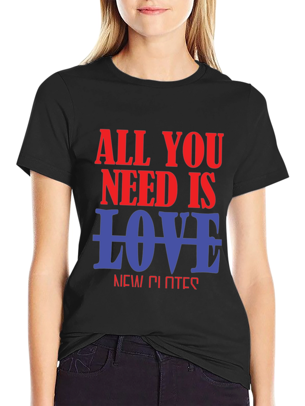 All You Need Is Love Graphic T-Shirt - Black