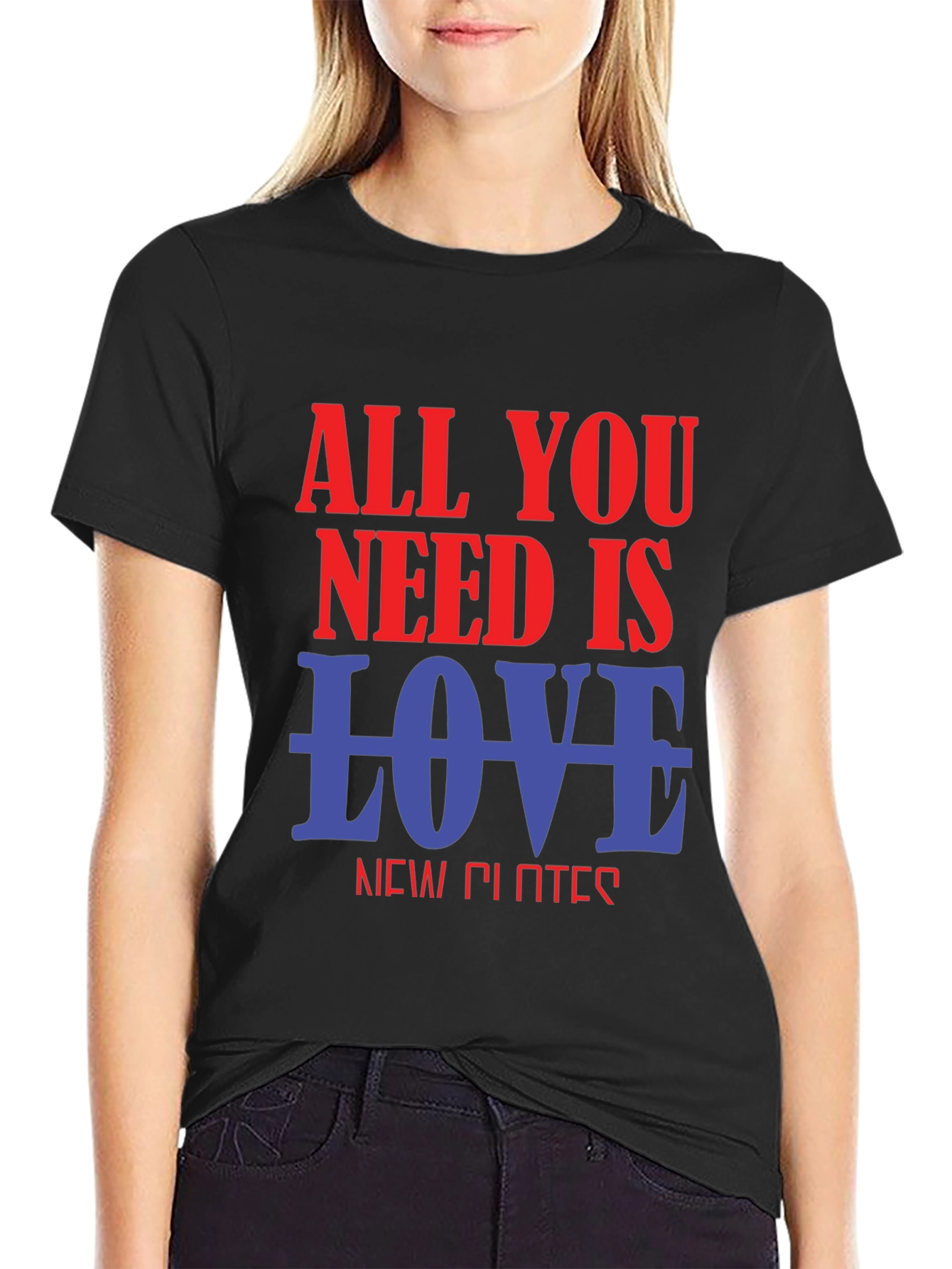 All You Need Is Love Graphic T-Shirt - Black