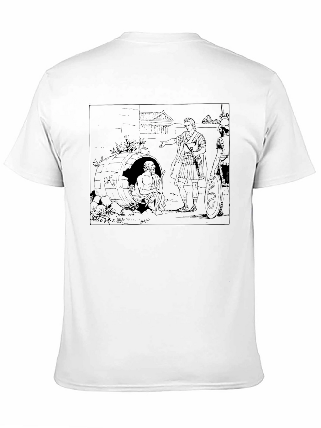 Diogenes in a Barrel T-Shirt