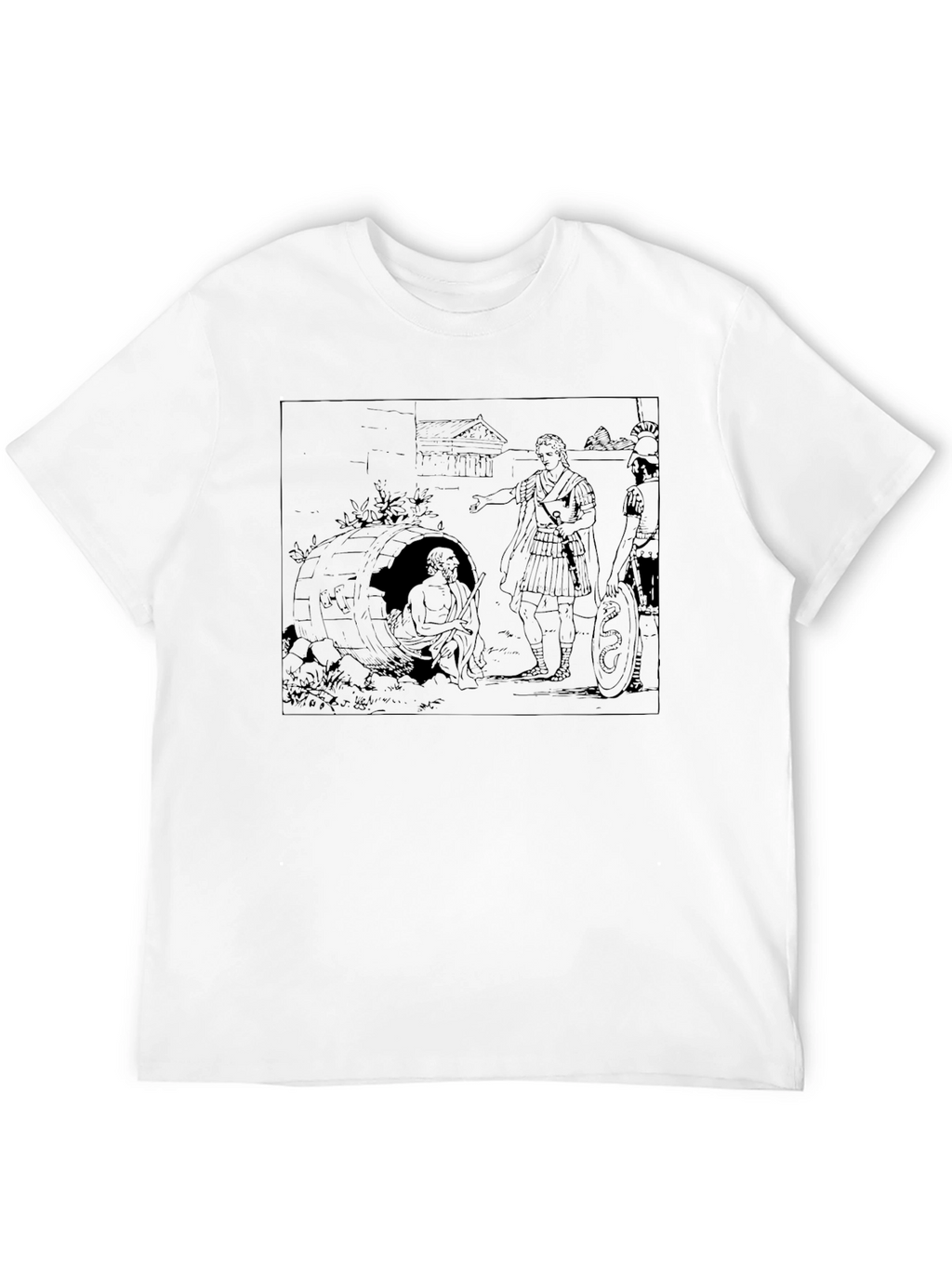Diogenes in a Barrel T-Shirt