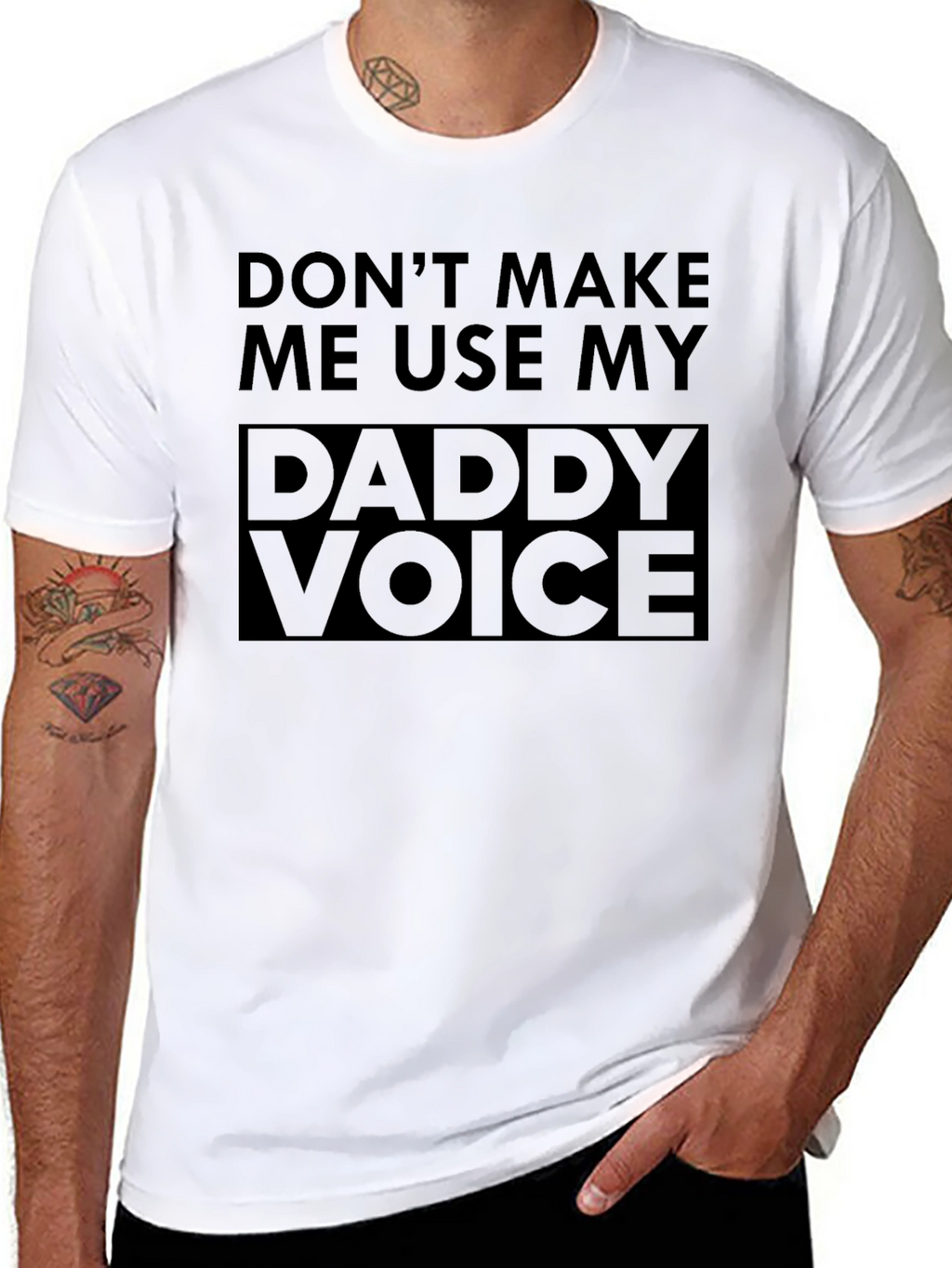 Daddy Voice T-Shirt - Funny Dad Joke Tee