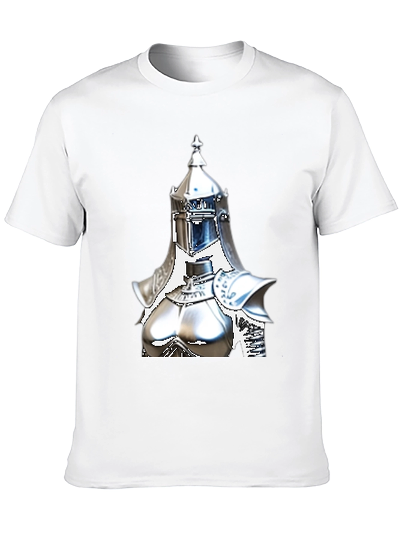 Medieval Knight Armor Graphic T-Shirt