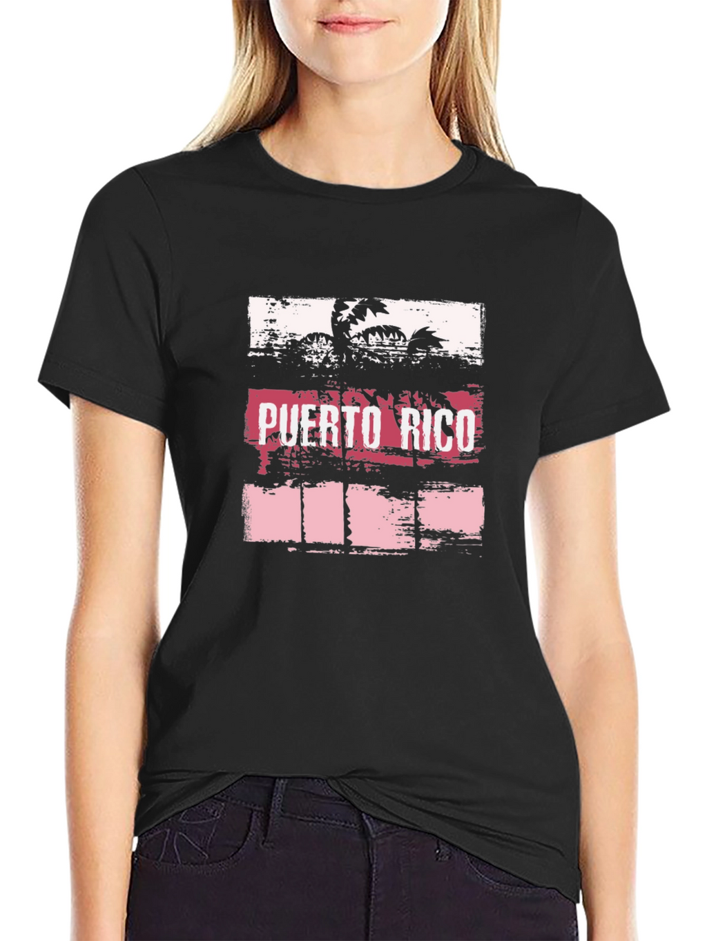 Puerto Rico T-Shirt Palm Tree Graphic Tee