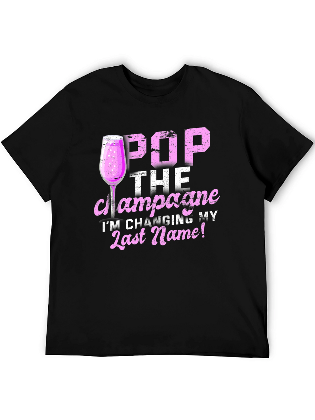 Pop the Champagne Wedding T-Shirt