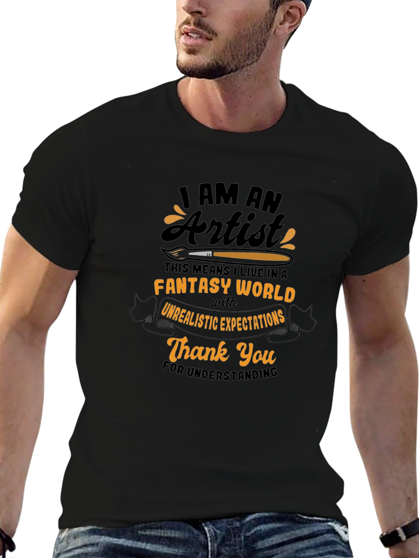 I AM AN Artist T-Shirt - Fantasy World Design