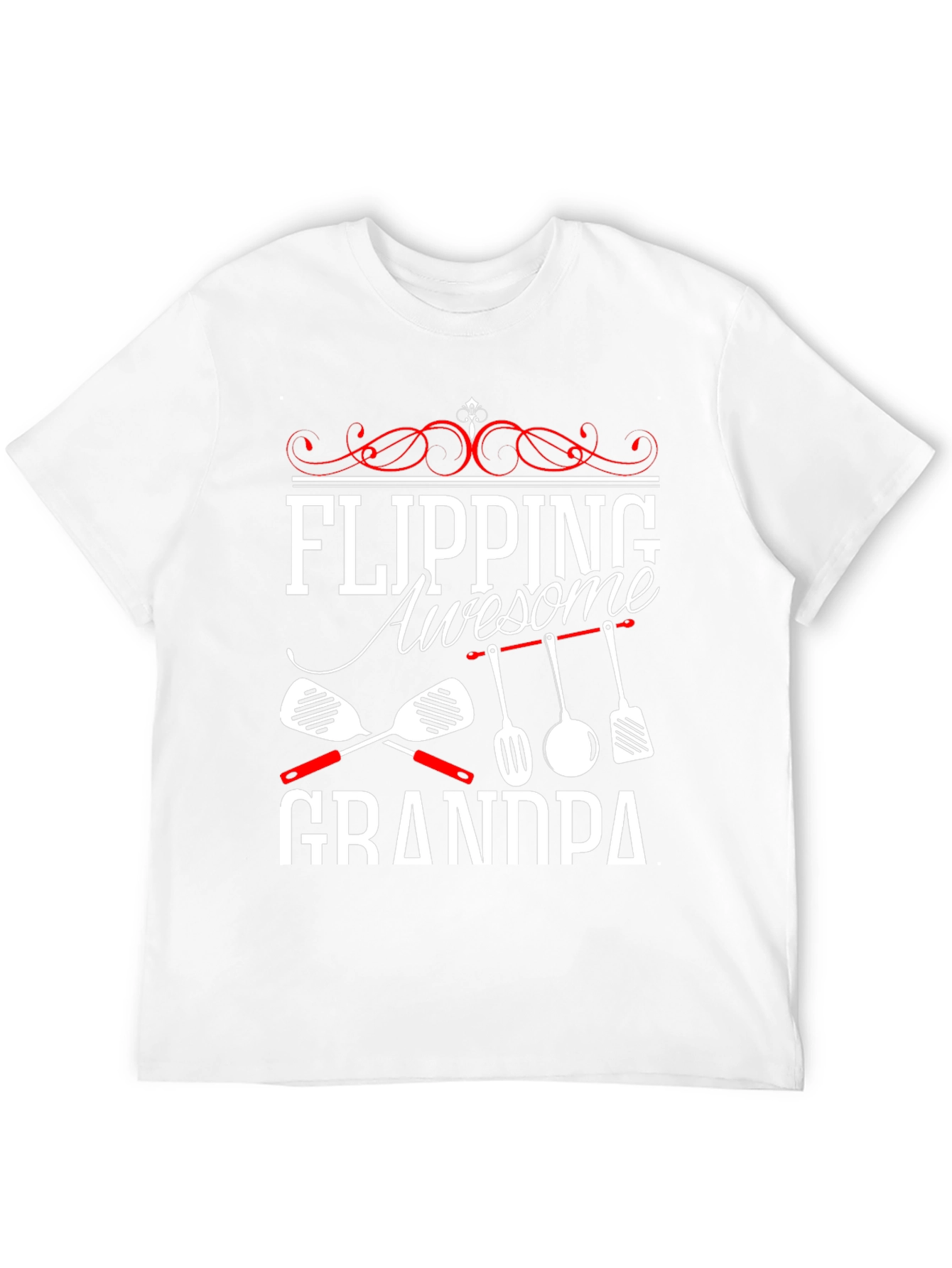Flipping Awesome Grandpa T-Shirt - Cooking Gift