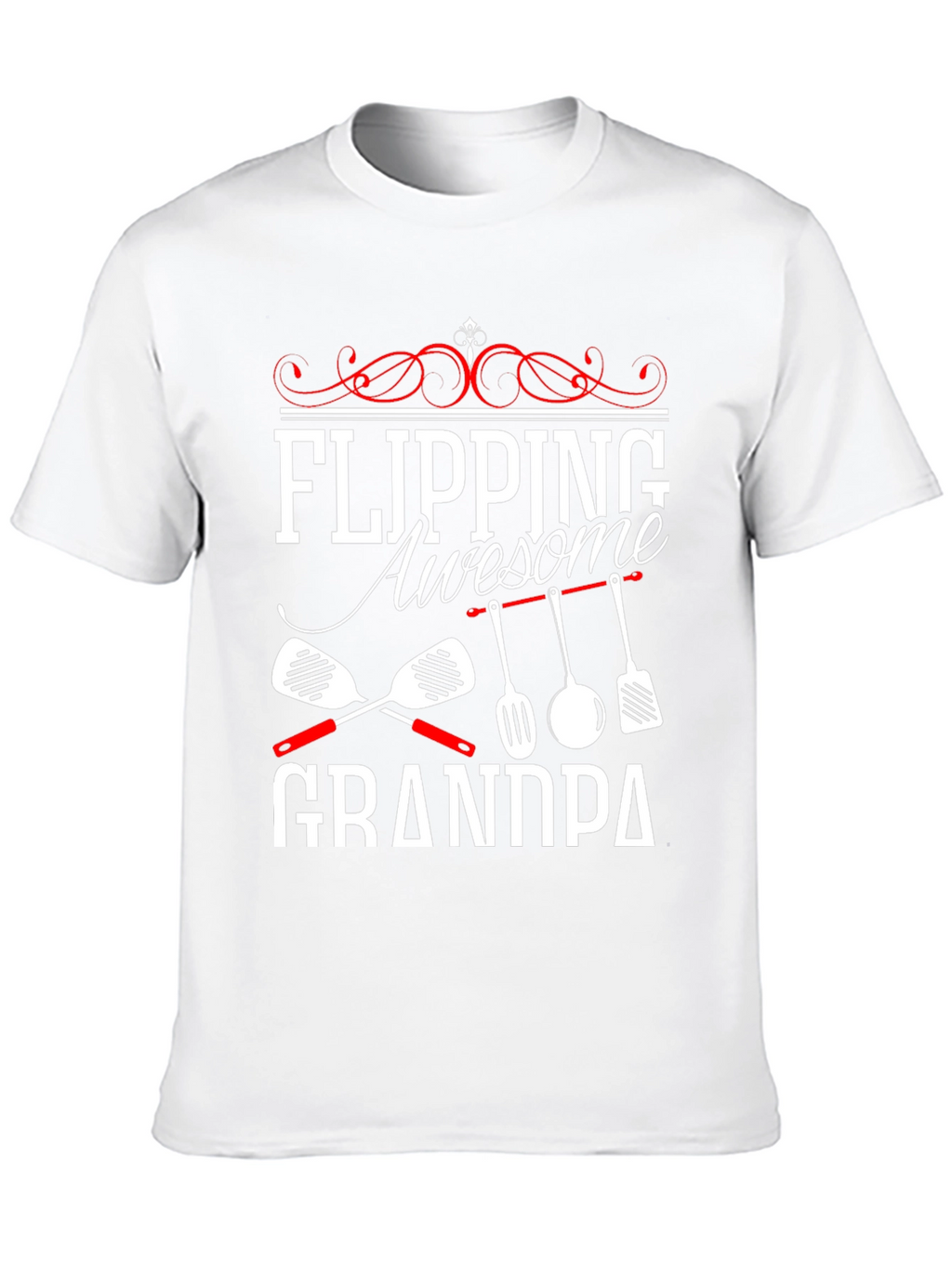 Flipping Awesome Grandpa T-Shirt - Cooking Gift