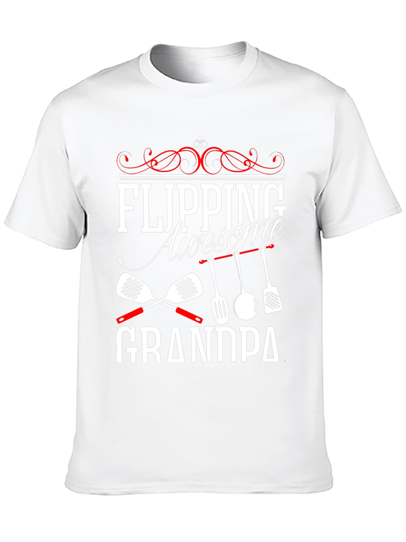 Flipping Awesome Grandpa T-Shirt - Cooking Gift