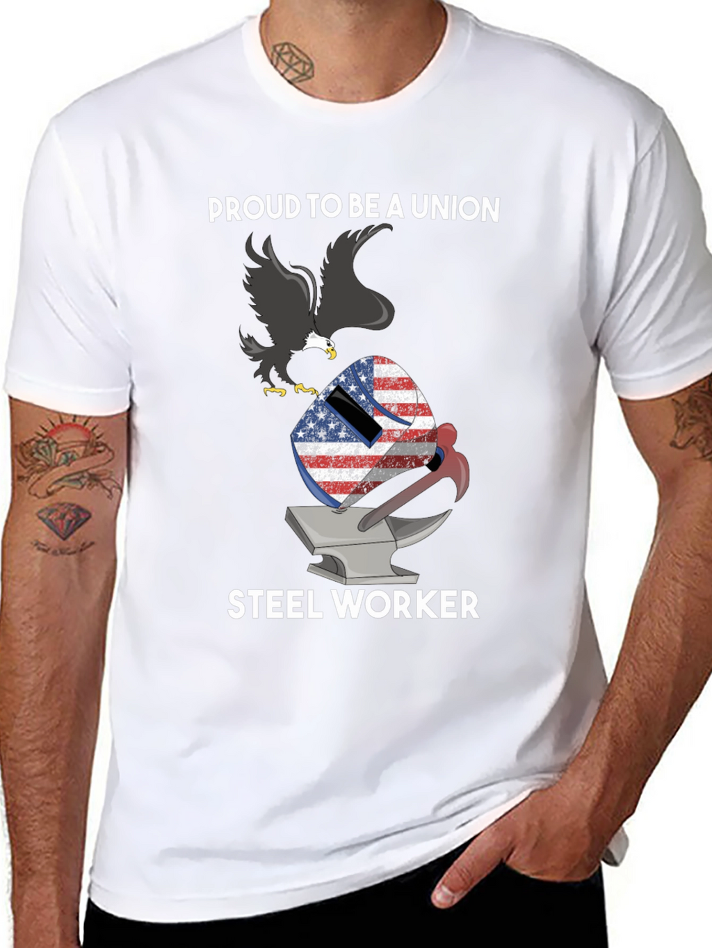 Proud Union Steel Worker T-Shirt